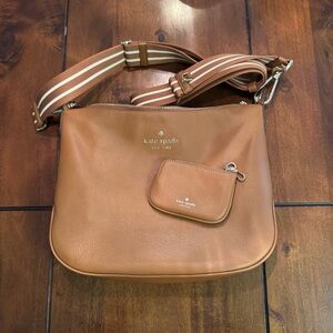 Kate Spade Tan Crossbody Bag with Pouch